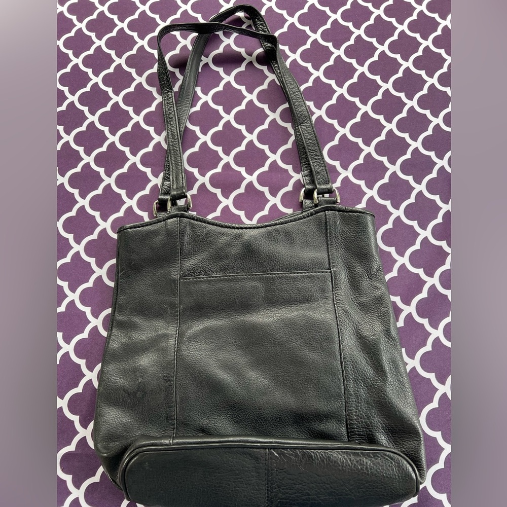 Black Soft Leather Bag Pocketbook